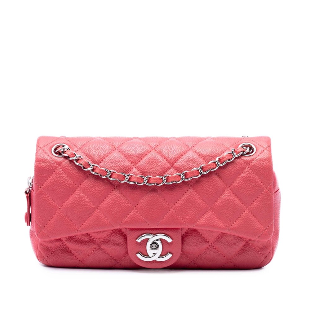 Pre-Loved Chanel Medium Quilted Caviar Easy Flap